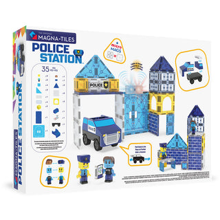 Magna-Tiles Police Station™ 35-Piece Set
