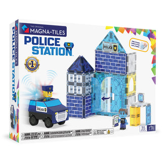 Magna-Tiles Police Station™ 35-Piece Set