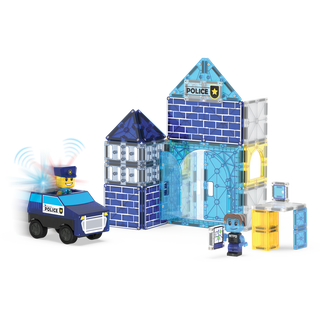 Magna-Tiles Police Station™ 35-Piece Set
