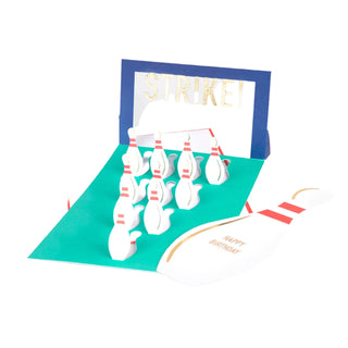 Meri Meri Pop Up Bowling Birthday Card