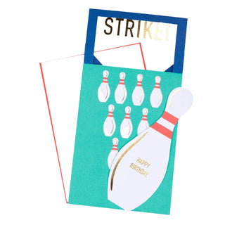 Meri Meri Pop Up Bowling Birthday Card