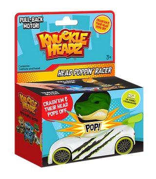 SD Toys Knuckle-Headz Racer: Dinosaur