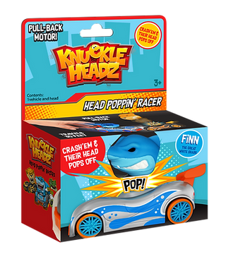 SD Toys Knuckle-Headz Racer: Shark