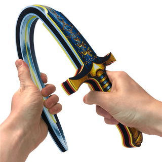 Liontouch Sword - Triple Lion King
Decorative sword held by two hands on a white background