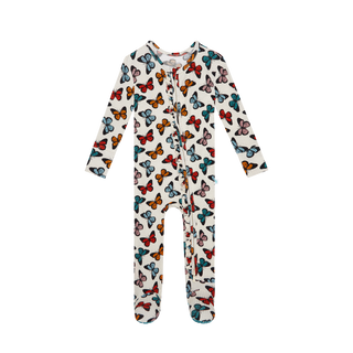 Posh Peanut Larisa Ruffled Zippered Footie