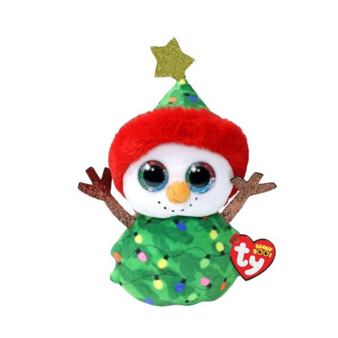Ty Garland the Snowman Beanie Boo, Ty Inc, All Things Holiday, Beanie, Beanie Boo, cf-type-stuffed-animal, cf-vendor-ty-inc, Christmas, Christmas Ty, ChristmasTy Christmas, Garland, Snowman, 