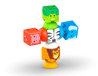 Geomag Magicube Magic Stacking Safari 10pc Set 10pc