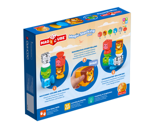 Geomag Magicube Magic Stacking Safari 10pc Set 10pc