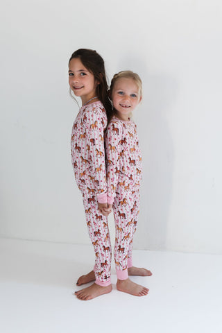 In My Jammers Two Piece Set - Pink Pony