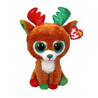 Ty Tinseltoes the Brown Reindeer Beanie Boo
