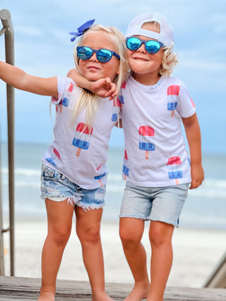 Brokedown Clothing Kid's Patriotic Popsicle Tee, Brokedown Clothing, 4th of July, 4th of July Shirt, Brokedown Clothing, Brokedown Clothing Kid's Popsicle Tee, Brokedown Clothing Popsicle Tee