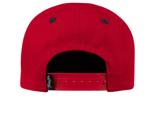 BinkyBro Kids Ballito Red Hat
Red cap with a black interior and visible brand logo on a white background