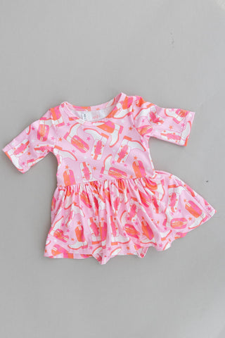 Mila & Rose, Mila & Rose Twirl Bodysuit - Howdy - Basically Bows & Bowties