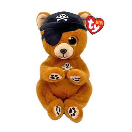 Ty Scully the Pirate Bear Beanie Bellie, Ty Inc, Beanie Bellie, Beanie Bellies, Beanie Boo, Beanie Boo Halloween, Beanie Boos, Boo Basket, Halloween, Halloween Beanie Boo, Halloween beanie Bo