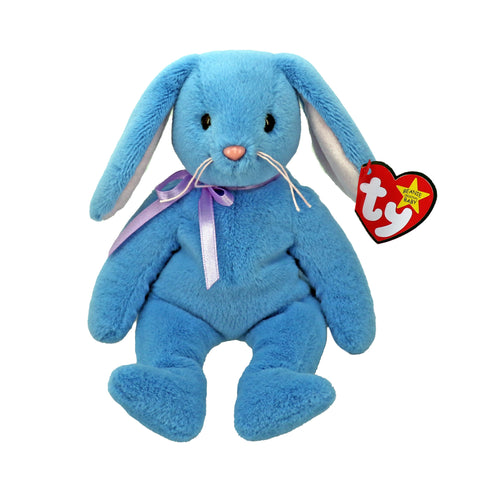 Ty Marsh the Blue Bunny Beanie Baby