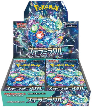 Pokémon Scarlet & Violet Stellar Miracle Trading Card Booster Pack
Pokémon trading card game booster pack with colorful design