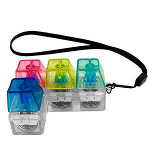 Watchitude KeyBored fidget toy toy with colorful keys and buttons, designed for stress relief and tactile play.