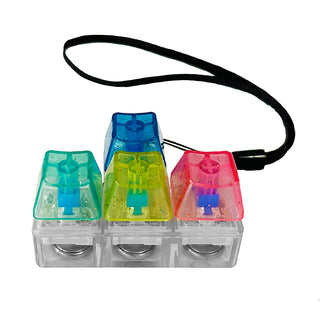 Watchitude KeyBored fidget toy featuring colorful keys and buttons, designed for stress relief and sensory stimulation.