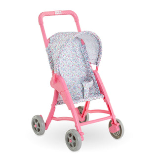 Corolle Floral Baby Doll Stroller with Folding Canopy for 12" Doll
Corolle Floral Baby Doll Stroller with Folding Canopy for 12" Doll
Pink stroller with a floral cover on a white background