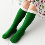 Little Stocking Co, Little Stocking Co Santa Baby Knee High Socks 3-Pack - Basically Bows & Bowties