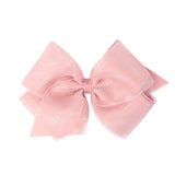 King Overlay Grosgrain Bow on Clippie (50+ Colors), Wee Ones, cf-size-antique-white, cf-size-aqua, cf-size-black, cf-size-blue, cf-size-blue-vapor, cf-size-coffee, cf-size-colonial-rose, cf-s