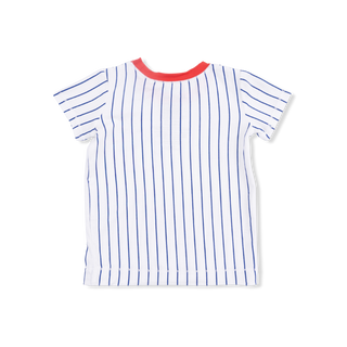 Angel Dear Loungewear Short Set - Baseball Stripe