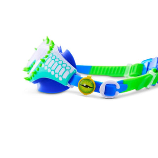 Bling2o Jurassic Dive Swim Goggles
Colorful dog muzzle with blue and green design on a white background