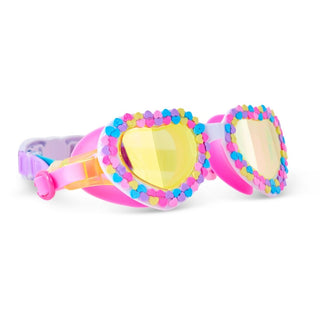 Bling2o Color Me Smitten Candy Heart Swim Goggle
Colorful children's swim goggles with multicolored frame on a white background