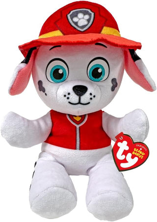 Ty Paw Patrol Beanie Babies - Marshall
Plush toy dog in a red uniform with a white background