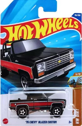 Mattel Hot Wheels'75 Chevy Blazer Custom
Hot Wheels '75 Chevy Blazer Custom toy car in packaging
