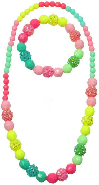 Great Pretenders Vividly Vibrant Necklace & Bracelet Set