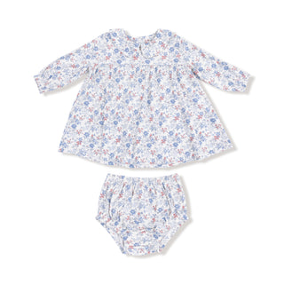 Angel Dear Long Sleeve Peter Pan Collar Dress - Country Calico
Floral baby dress and bloomers set on a white background