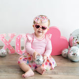 Sweet Wink, Sweet Wink Candy Hearts Valentine's Day L/S Tutu Bodysuit - Basically Bows & Bowties