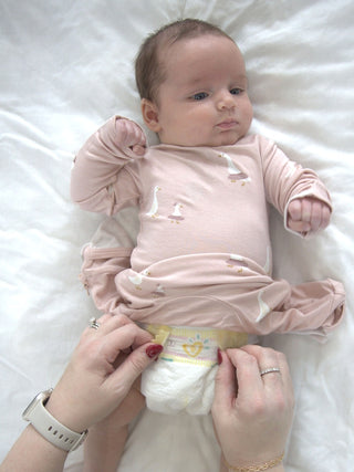 Gunamuna Convertible Romper Footie - Tutu Goose