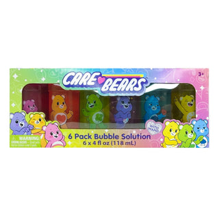Sunny Days Care Bears Bubbles (6 pk)
Care Bears bubble solution packaging with colorful bears on a white background