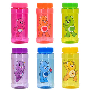 Sunny Days Care Bears Bubbles (6 pk)
Set of six colorful bubble bottles with cartoon bear designs on a white background