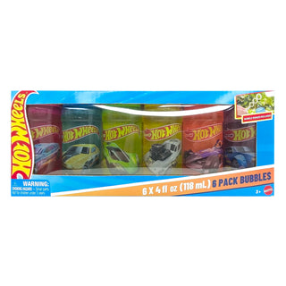 Sunny Days Hot Wheels Bubbles (6 pk)
Hot Wheels bubble pack with six individual packs on a white background