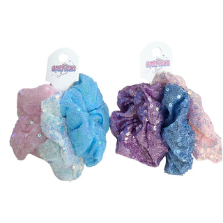 American Jewel Mermaid Sequin Scrunchie Set (3pc)