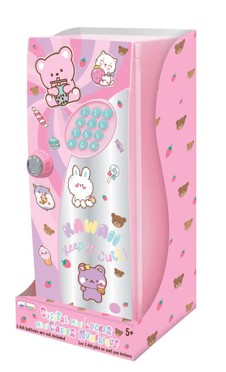 Hot Focus Digital Mini Locker - Critters
Pink toy phone with cartoon characters in a box on a white background
