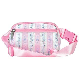 Iscream, Iscream Floral Stripes Belt Bag, Bag - Basically Bows & Bowties