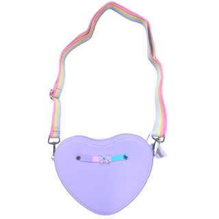 American Jewel Yummy Gummy Heart Crossbody - Purple