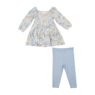 Angel Dear Cap Sleeve Dress & Ribbed Legging Set - Edith's Floral