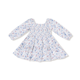 Angel Dear Cap Sleeve Dress + Bamboo Legging Set - Country Girl Floral
Floral dress with long sleeves on a white background
