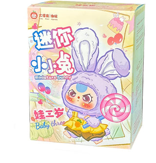 UCC, Baby Three Mini Tiny Rabbit Plush Blind Box, Stuffed Animal - Basically Bows & Bowties