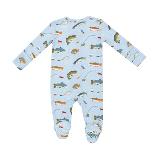Angel Dear 2 Way Zipper Footie - Fishing