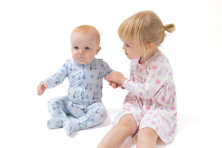Angel Dear, Angel Dear Footie with Zipper - Lil Bro - Basically Bows & Bowties