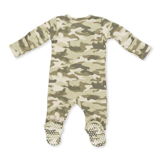 Angel Dear 2 Way Zipper Footie - Camo
