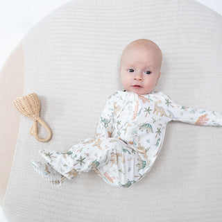 Angel Dear 2 Way Zipper Footie - Sweet Baby Dinos
