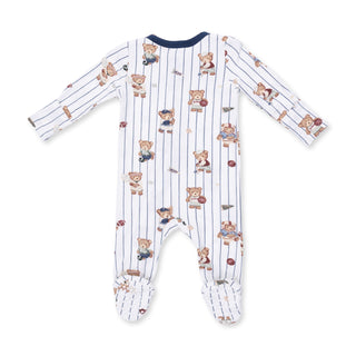 Angel Dear 2 Way Zipper Footie - Mixed Sports Bears