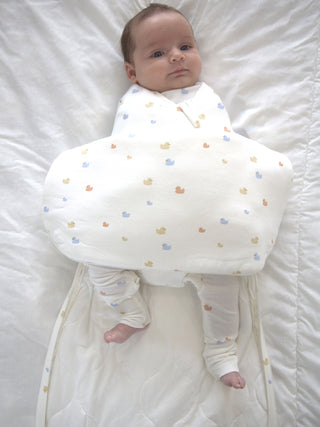 Gunamuna, Gunamuna Swaddle Sleep Bag - Ducks - Basically Bows & Bowties